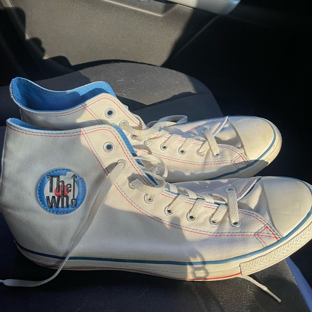 Converse All Star “ The Who” high top tennis shoes